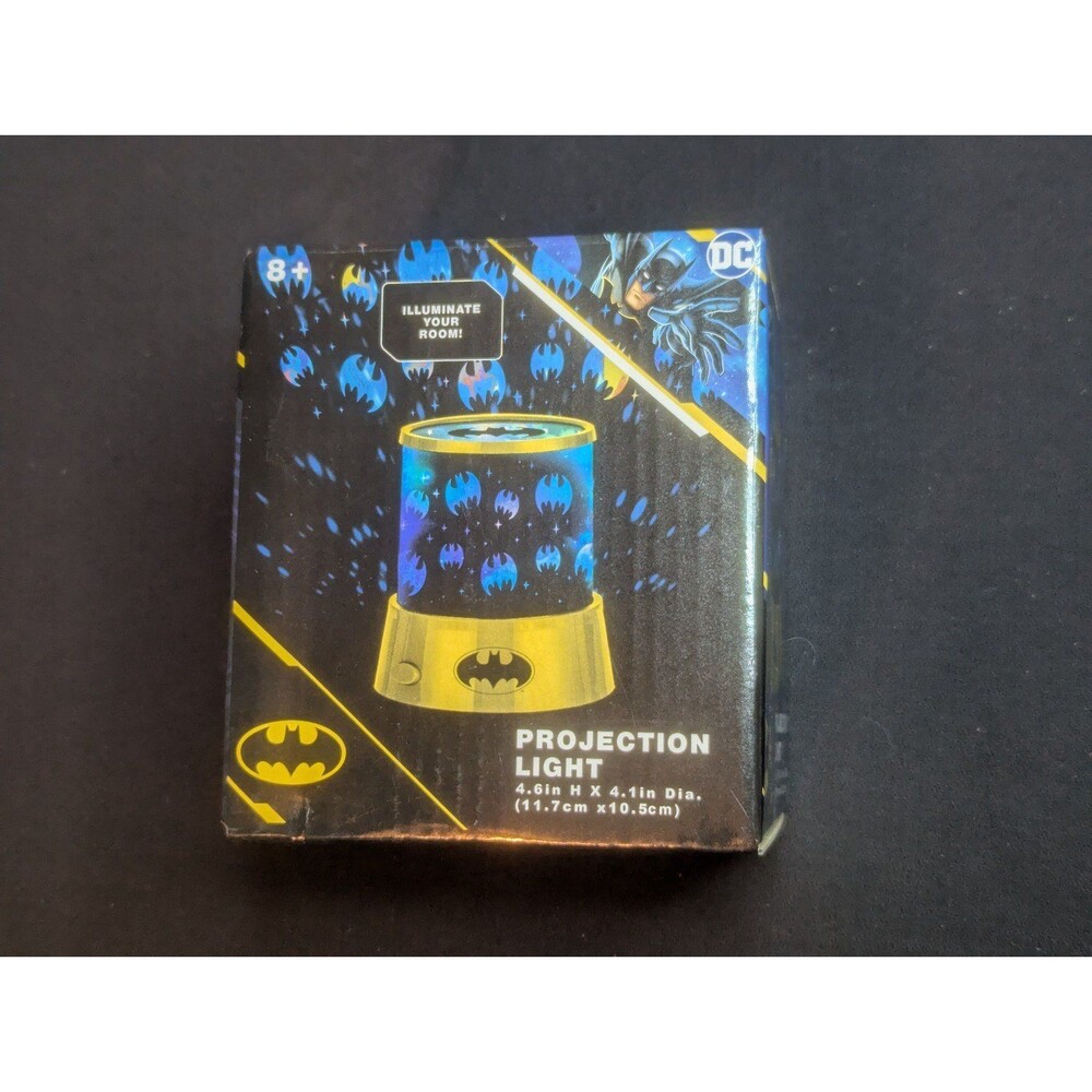 Batman Color Changing Kids Lamp and Nightlight,LED Projection Light for Bedroom